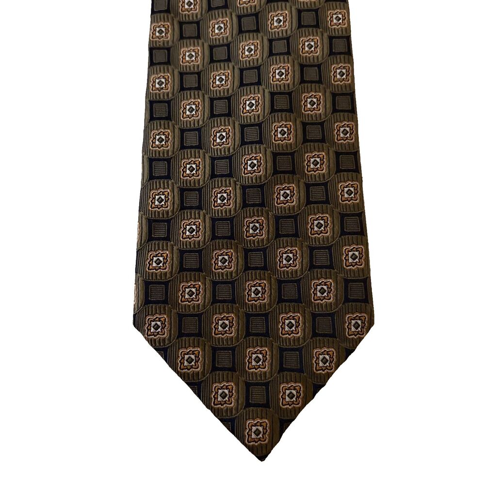 Jos. A. Bank Signature Collection Geometric Neck Tie Geometric Career 100% Silk